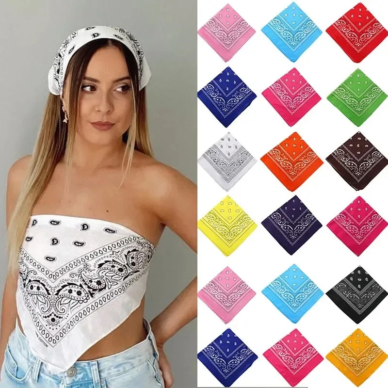 Men Fashion Hair Style - 1/2 Stück Hip-Hop-Bandana, 23 verschiedene Modelle,