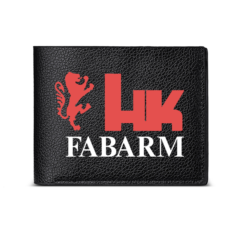 Men'S Fashion Lk - Lion And Lk Fabarm Logo-Print Herren-Geldbörse