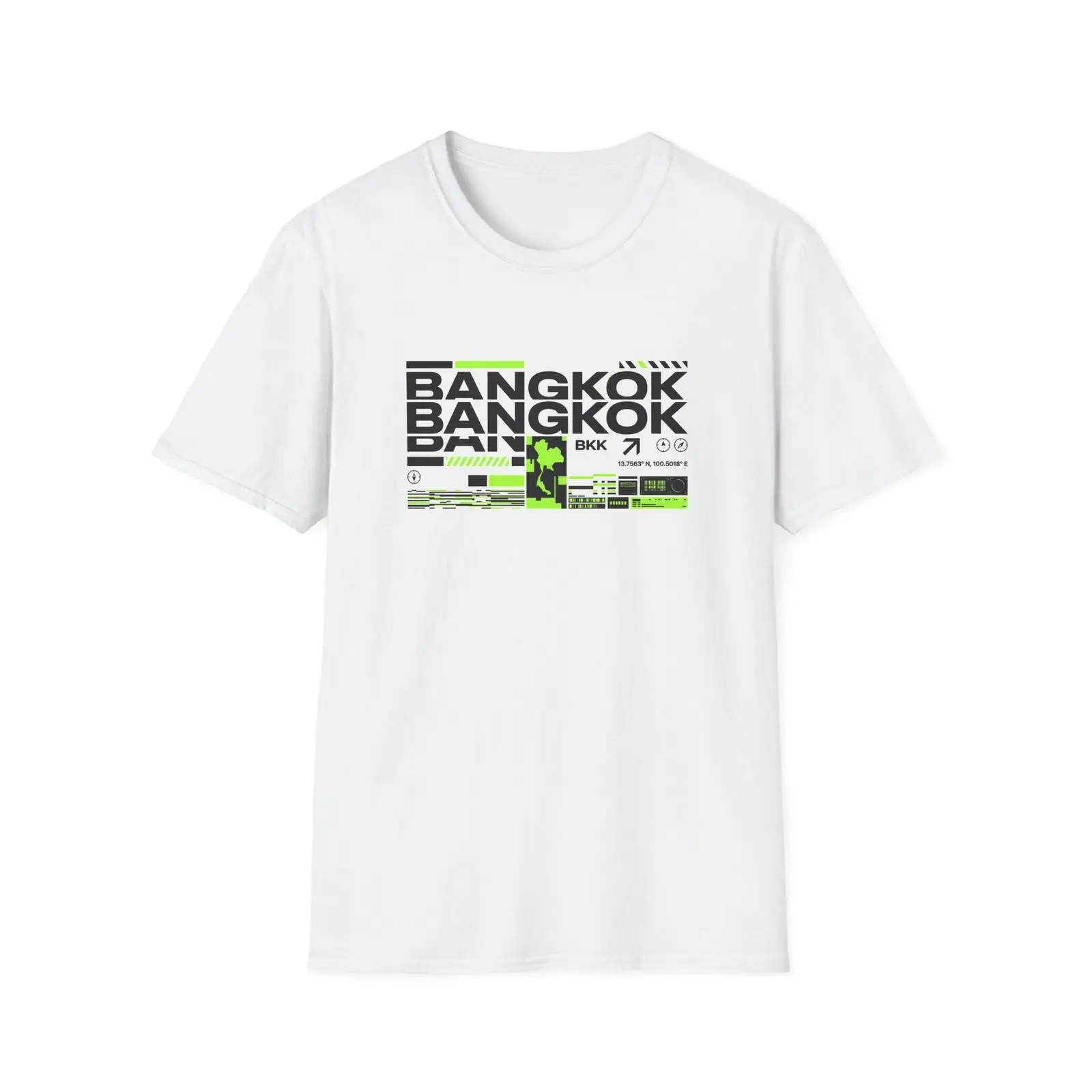 Mens Fashion Bangkok - Bangkok Typografie T-Shirt Thailand Asiatische Streetwear