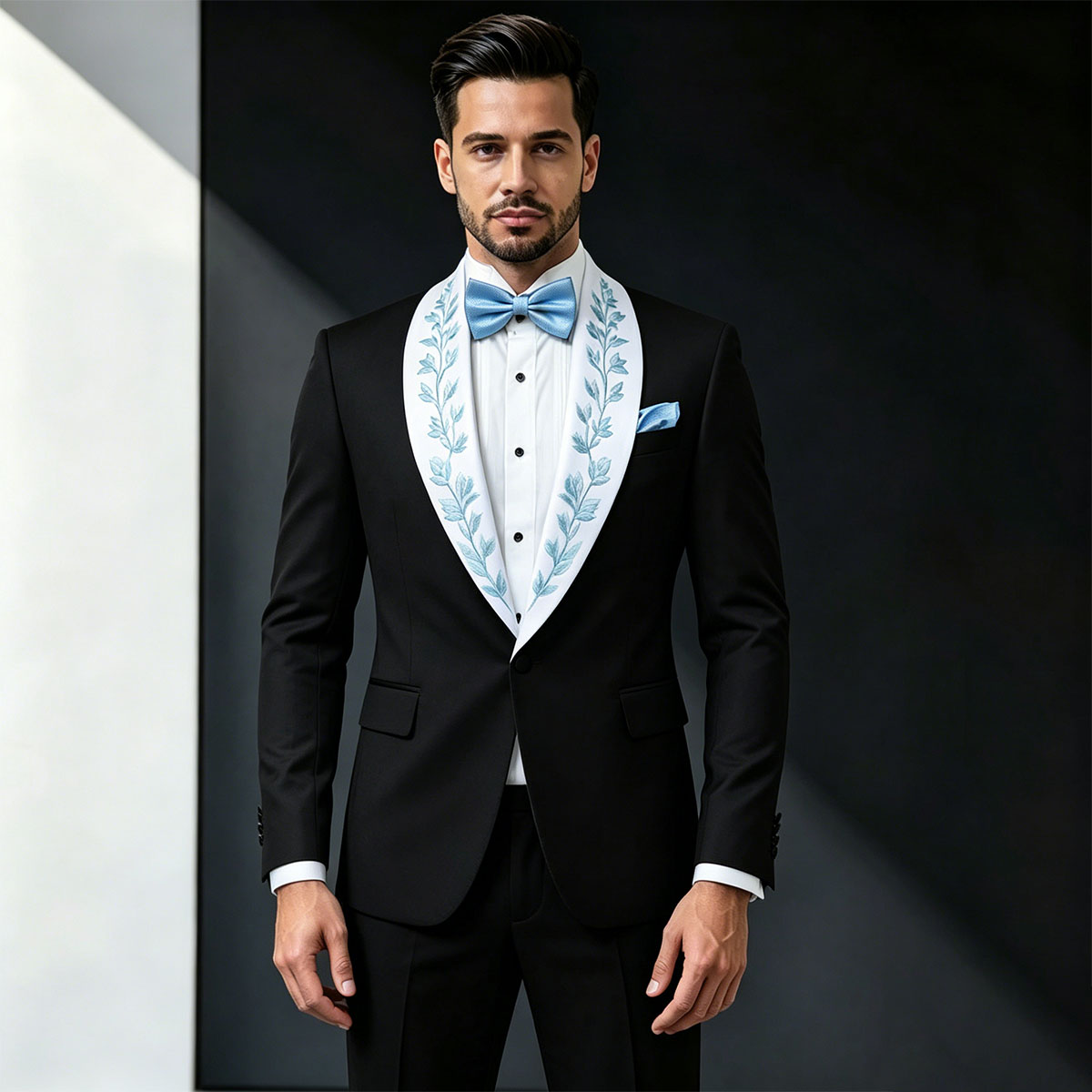 Slim Fit Blazer Men - Maßgeschneiderte Slim-Fit Herrenanzüge Luxus 2-Teilige Sets