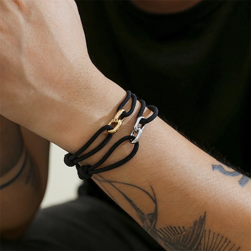 Milan Men'S Fashion - Minimalist isches Mailänder Seil Armband einfache