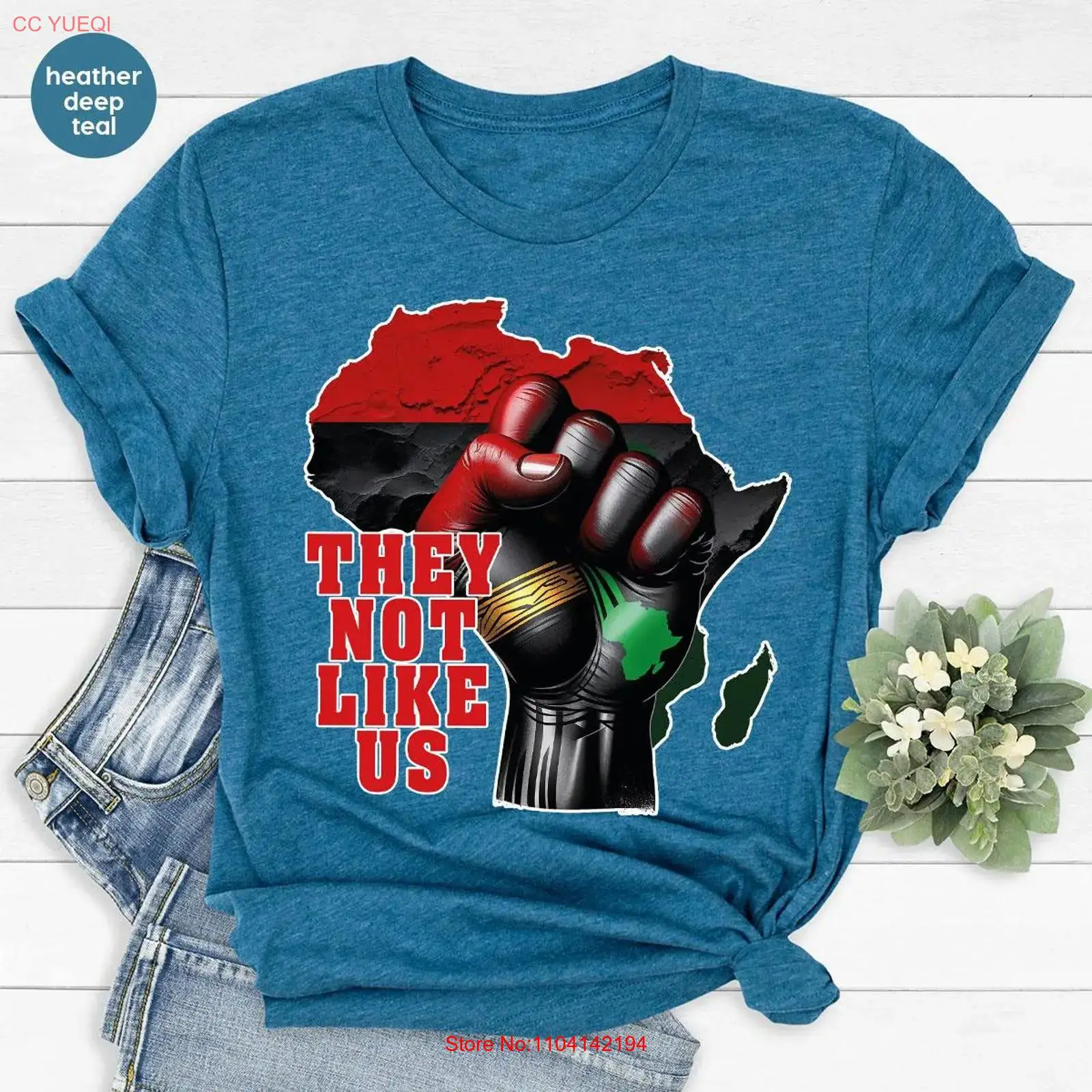 Men'S Fashion History - They Not Like Us T-Shirt, Afroamerikaner,