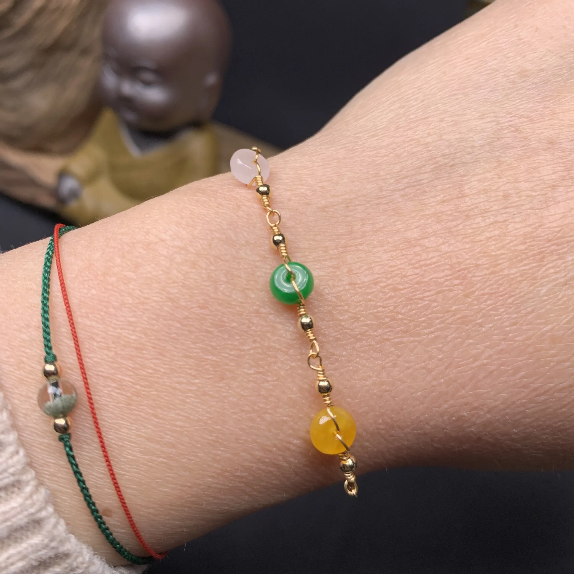 Men'S Fashion Jewelry - Jade-Armbänder für Frauen, Charm-Smaragd, modische Armreifen,