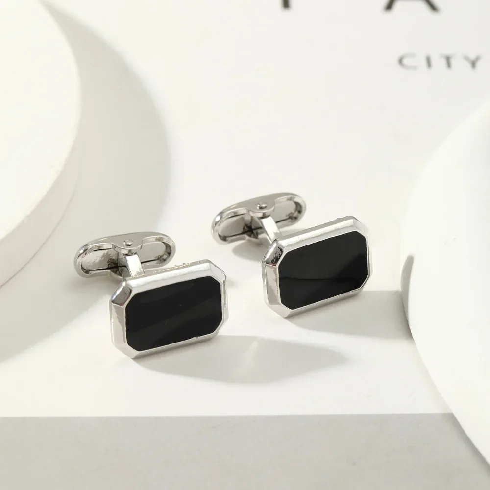 Men'S Fashion Jewelry - Quadratische Herren-Manschettenknöpfe, beliebte Manschettenknöpfe aus Legierung