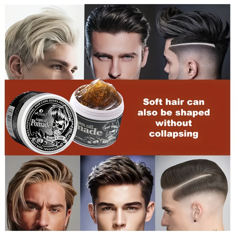 Men Fashion Hair Style - Mokeru Fashion Waxing Starker Halt Langlebiges