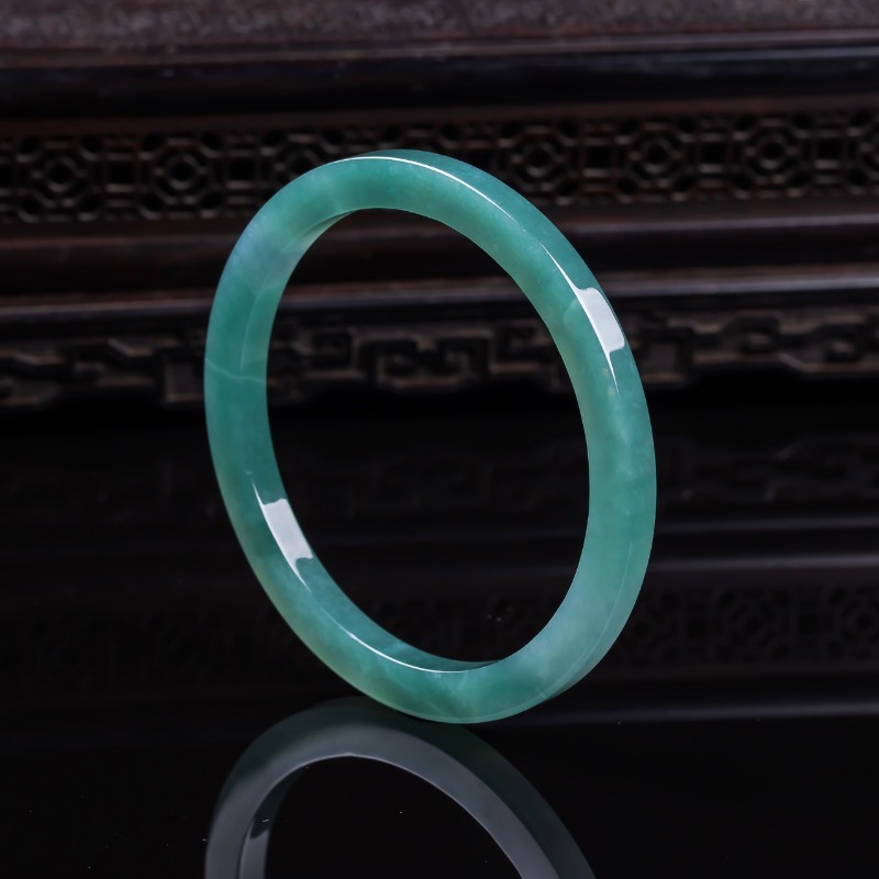 Men'S Fashion Jewelry - Natürlicher Smaragd 48-62mm Burmesischer Smaragd Jade
