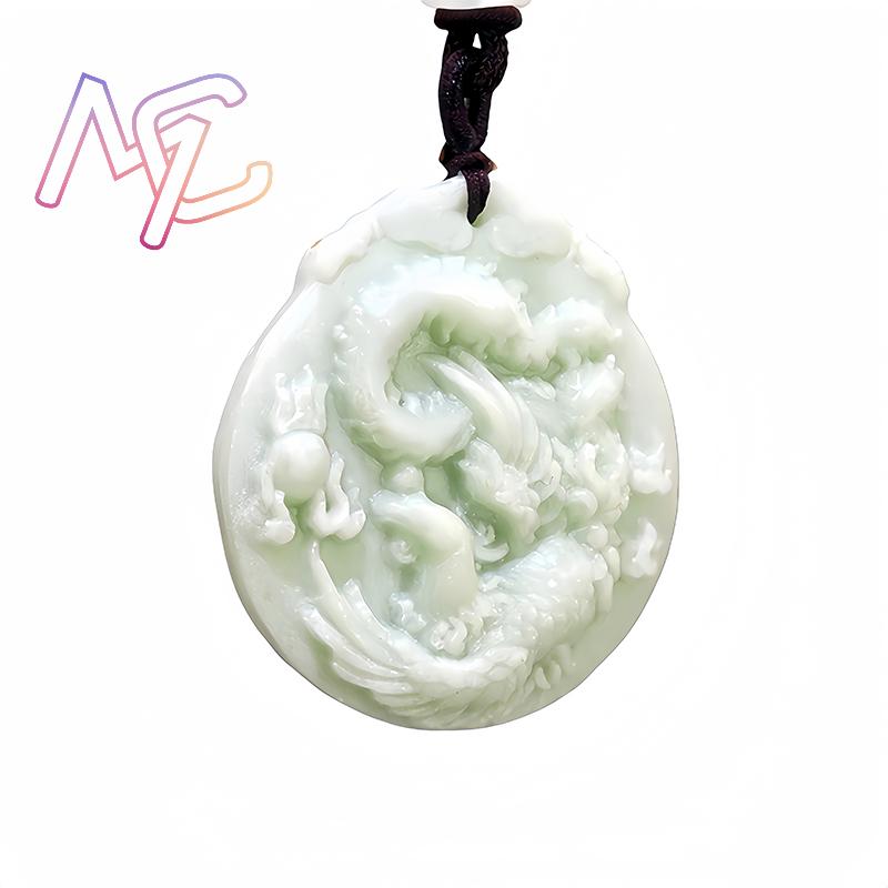 Natürliche echte Jade Phoenix  – Men'S Fashion Jewelry Bewertung und Preis