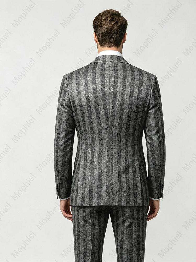 Schwarz-Graue Herrenanzüge mit – Slim Fit Blazer Men Bewertung und Preis