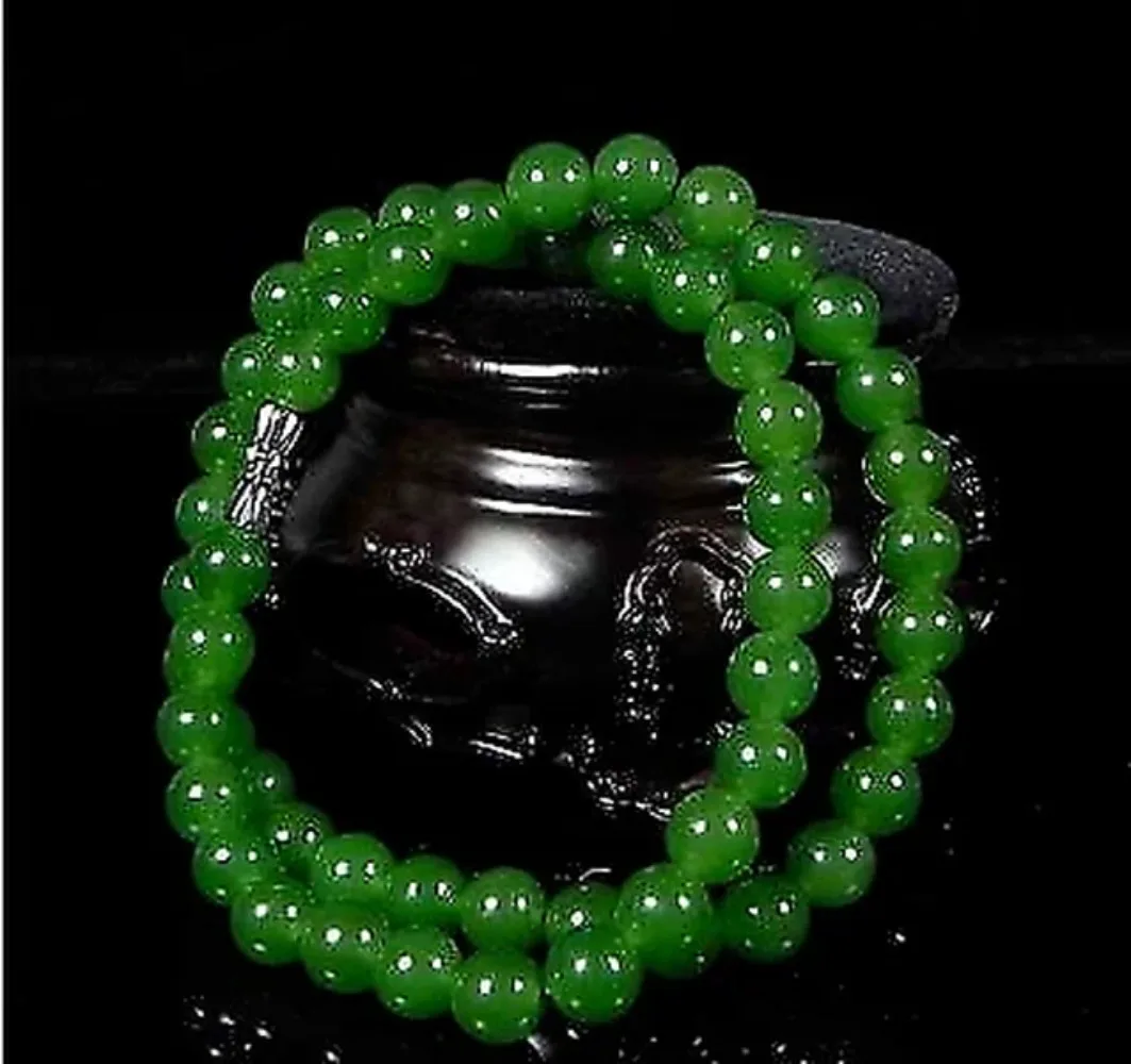 Echte natürliche grüne Perlen  – Men'S Fashion Jewelry Bewertung und Preis
