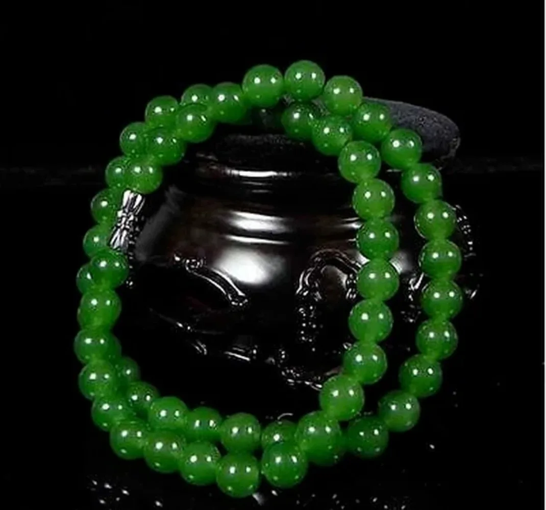 Echte natürliche grüne Perlen  – Men'S Fashion Jewelry Bewertung und Preis