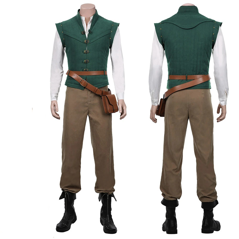Flynn Rider Cosplay-Kostüm, gr – Mens Fashion Vest Bewertung und Preis
