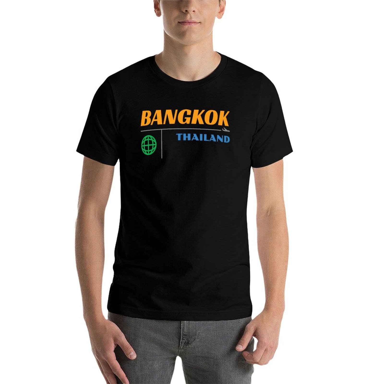 Bangkok 1950er Retro T-Shirt M – Mens Fashion Bangkok Bewertung und Preis