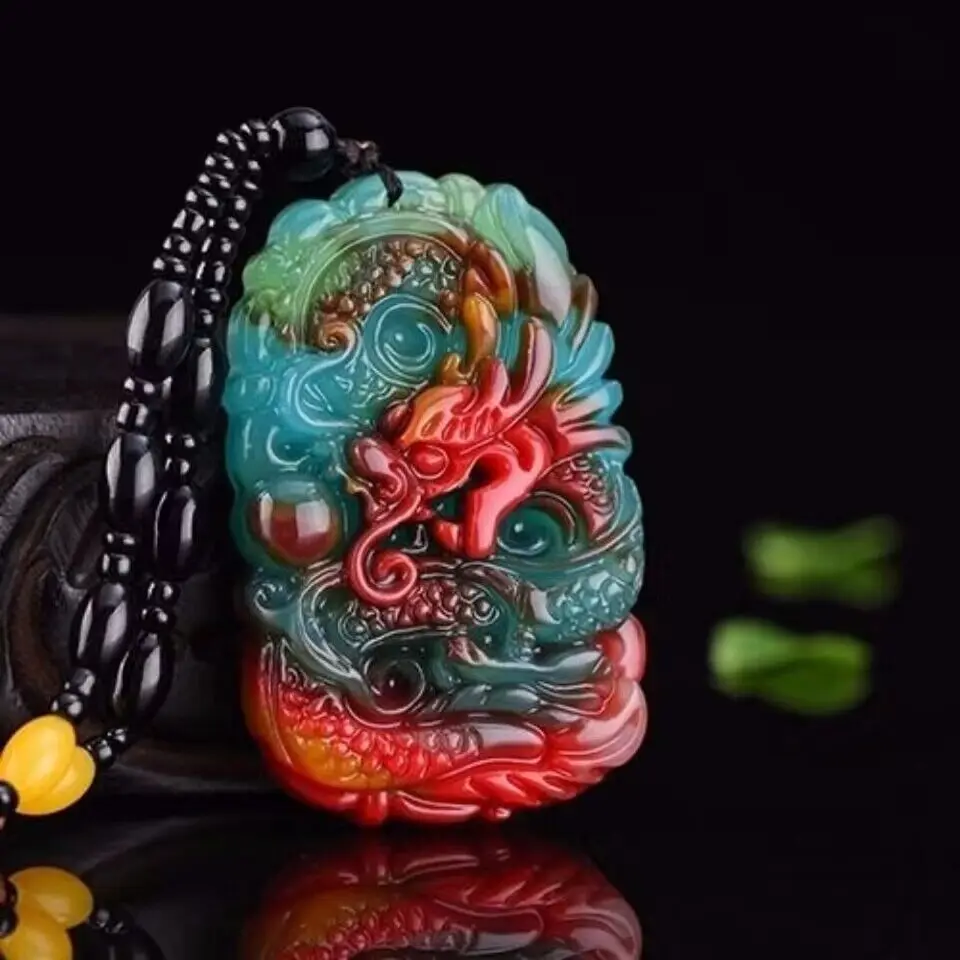 Echter Jade-Drachen-Anhänger,  – Men'S Fashion Jewelry Bewertung und Preis