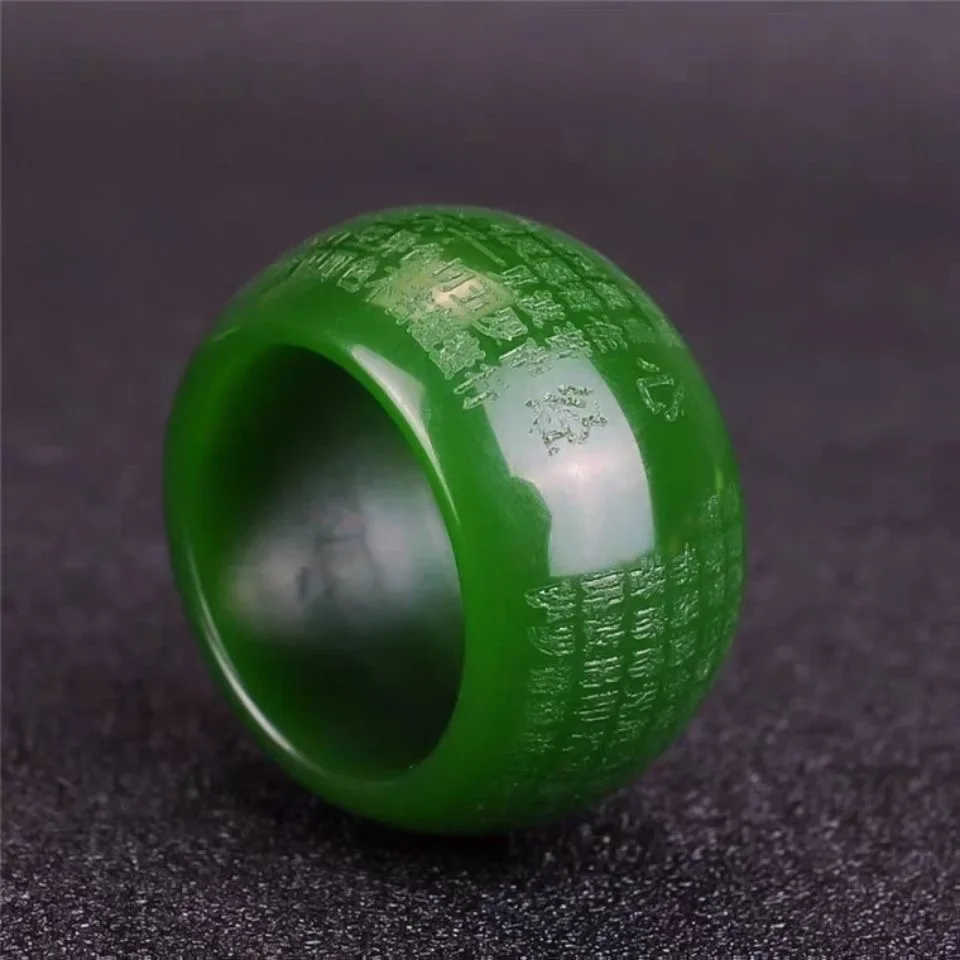 Natürlicher grüner Jade-Ring,  – Men'S Fashion Jewelry Bewertung und Preis