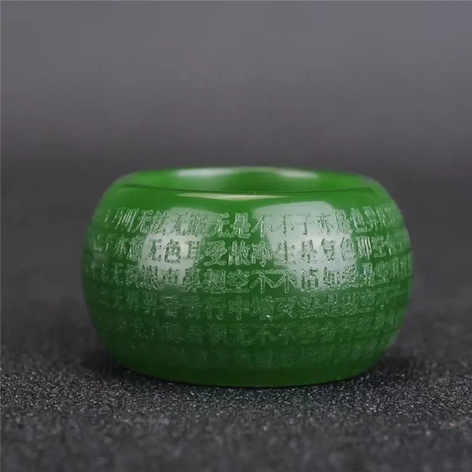Natürlicher grüner Jade-Ring,  – Men'S Fashion Jewelry Bewertung und Preis