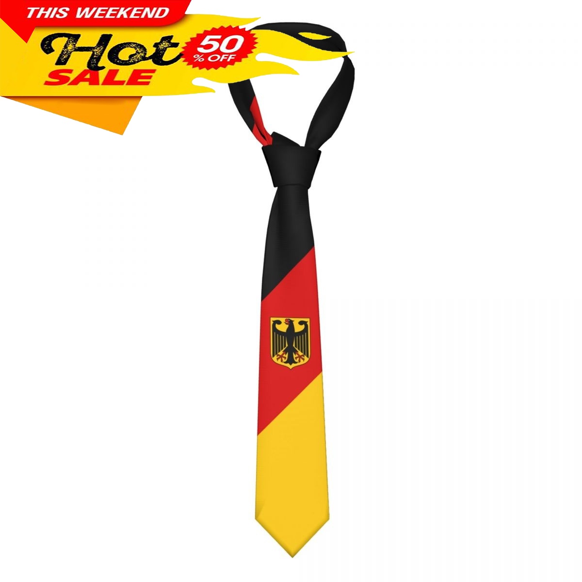 Deutschland-Flagge Krawatte Em – Men'S Fashion For Wedding Bewertung und Preis