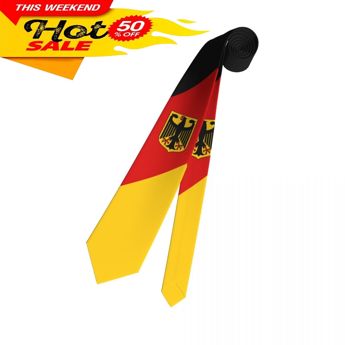 Deutschland-Flagge Krawatte Em – Men'S Fashion For Wedding Bewertung und Preis