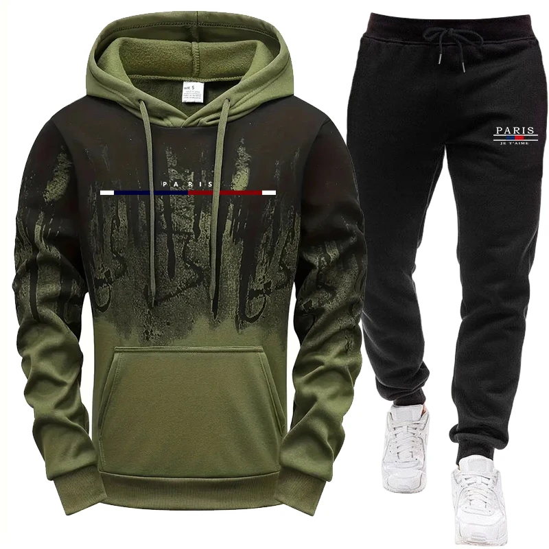 Herren-Set/Hoodie/Hose Herbst  – Mens Fashion Workwear Bewertung und Preis