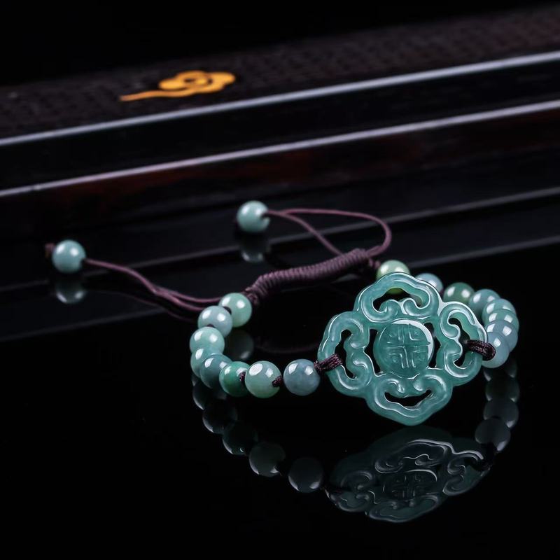 Natürliches Jadeit-Armband der – Men'S Fashion Jewelry Bewertung und Preis