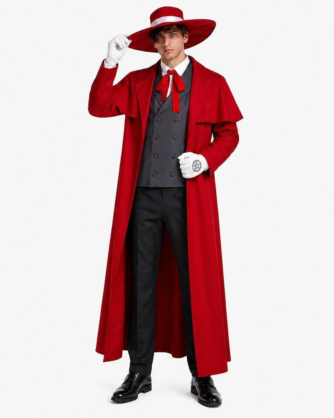 Anime Alucard Cosplay Kostüm H – Mens Fashion Vest Bewertung und Preis