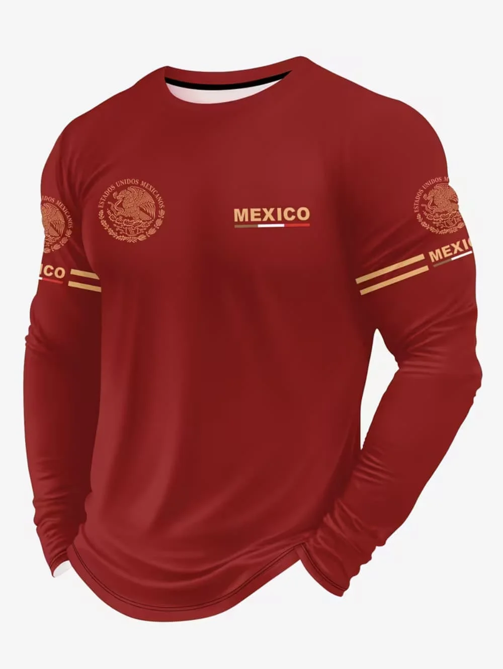 Herren-T-Shirt mit Mexiko-Adle – Men'S Fashion 2025 Bewertung und Preis