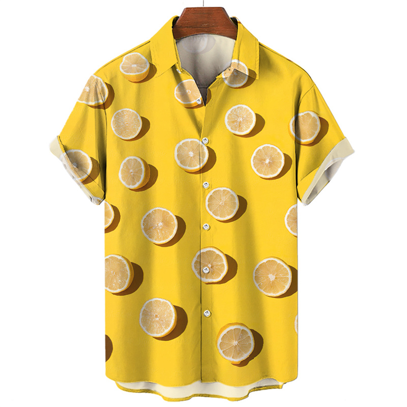 Mode 3D Druck Zitrone Orange O – Men'S Fashion Lk Bewertung und Preis