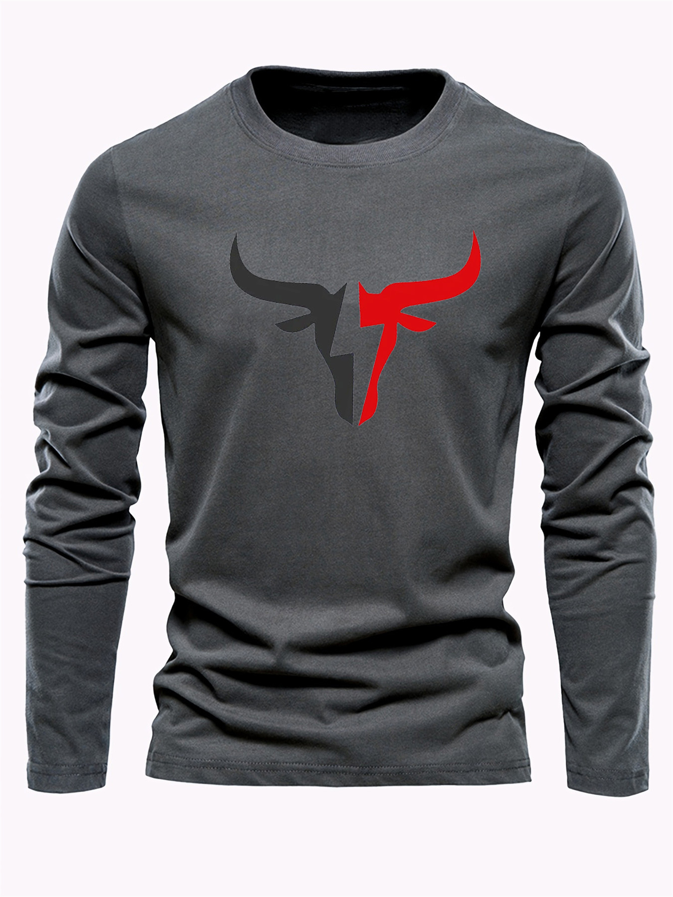 Einfarbiges Herren-Langarm-T-S – Men'S Fashion 2025 Bewertung und Preis