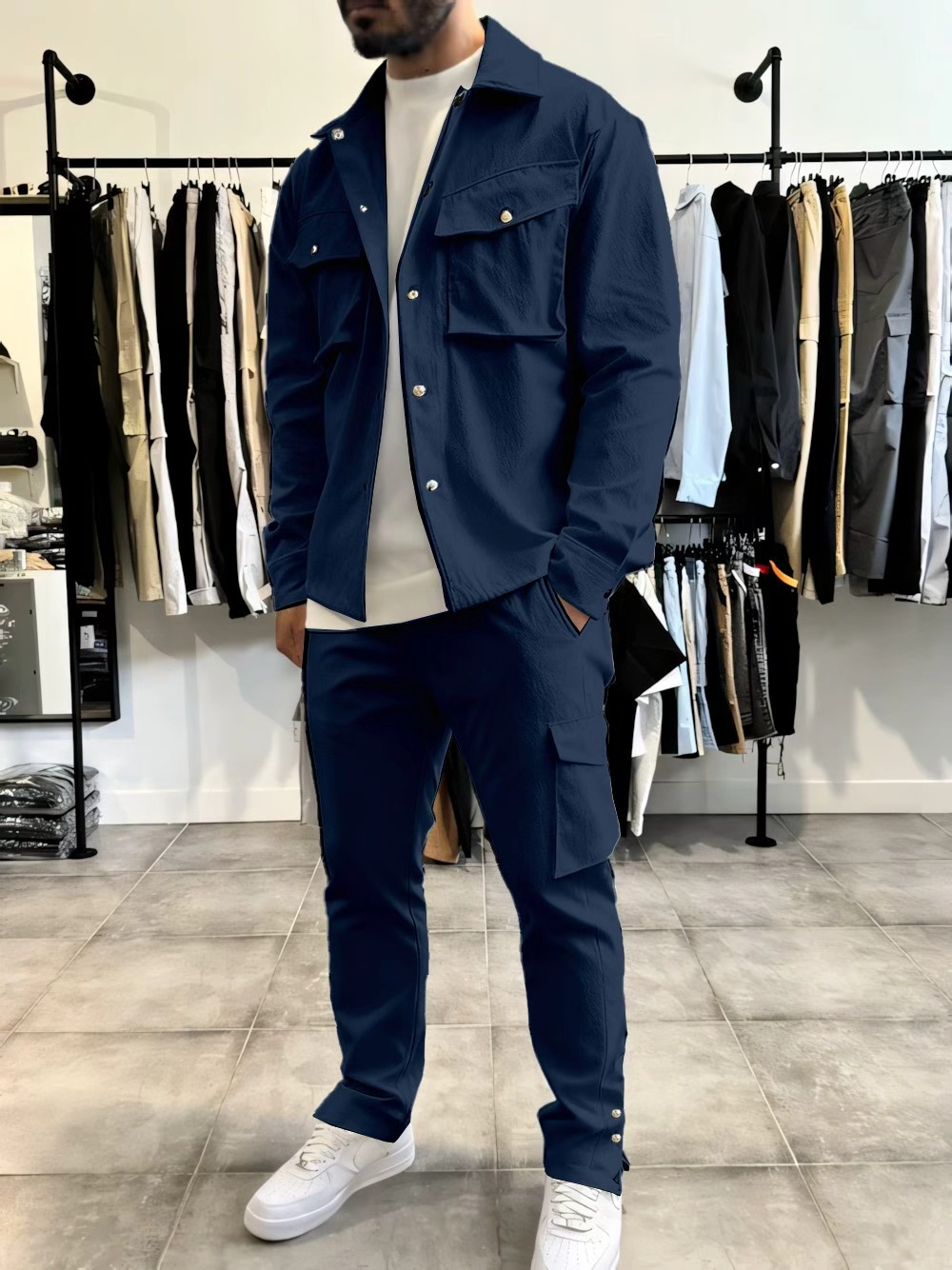 Herrenmode Einfarbige Arbeitsk – Mens Fashion Workwear Bewertung und Preis