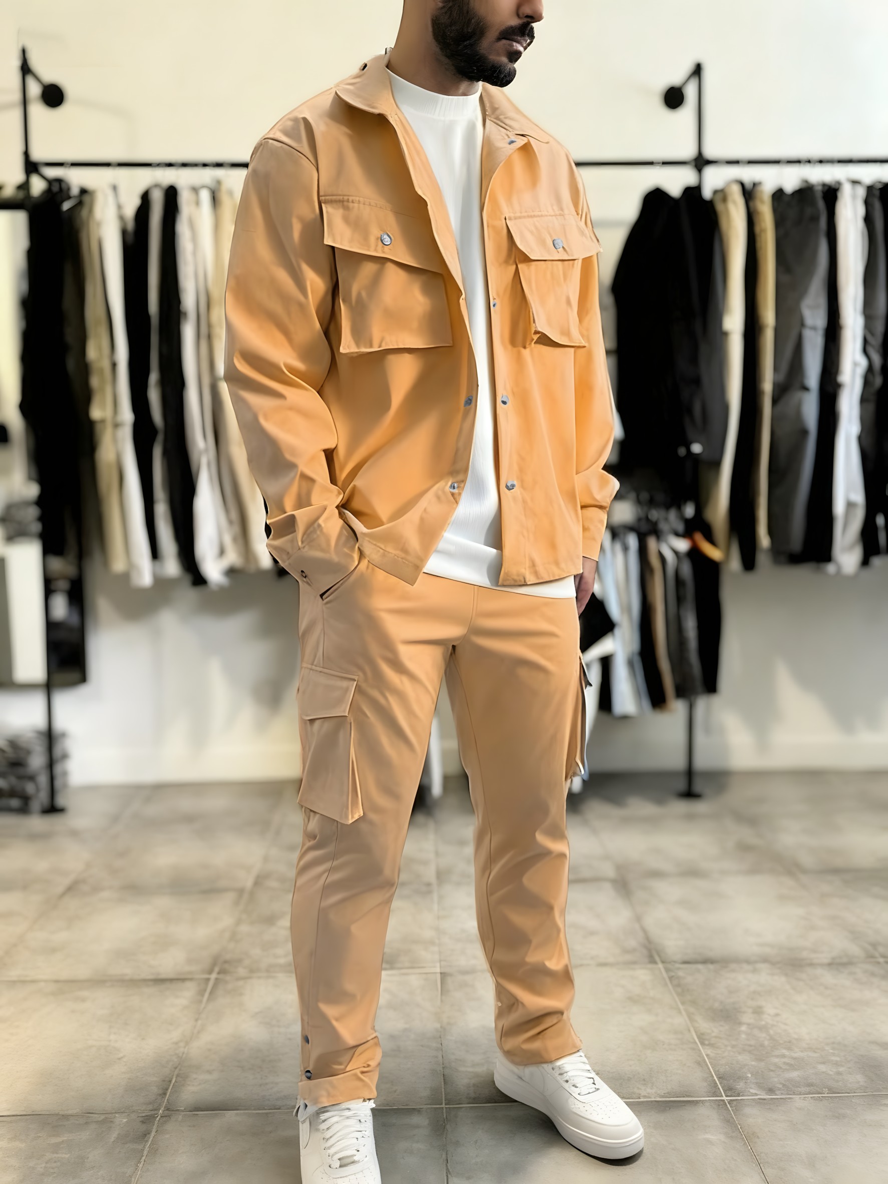 Herrenmode Einfarbige Arbeitsk – Mens Fashion Workwear Bewertung und Preis