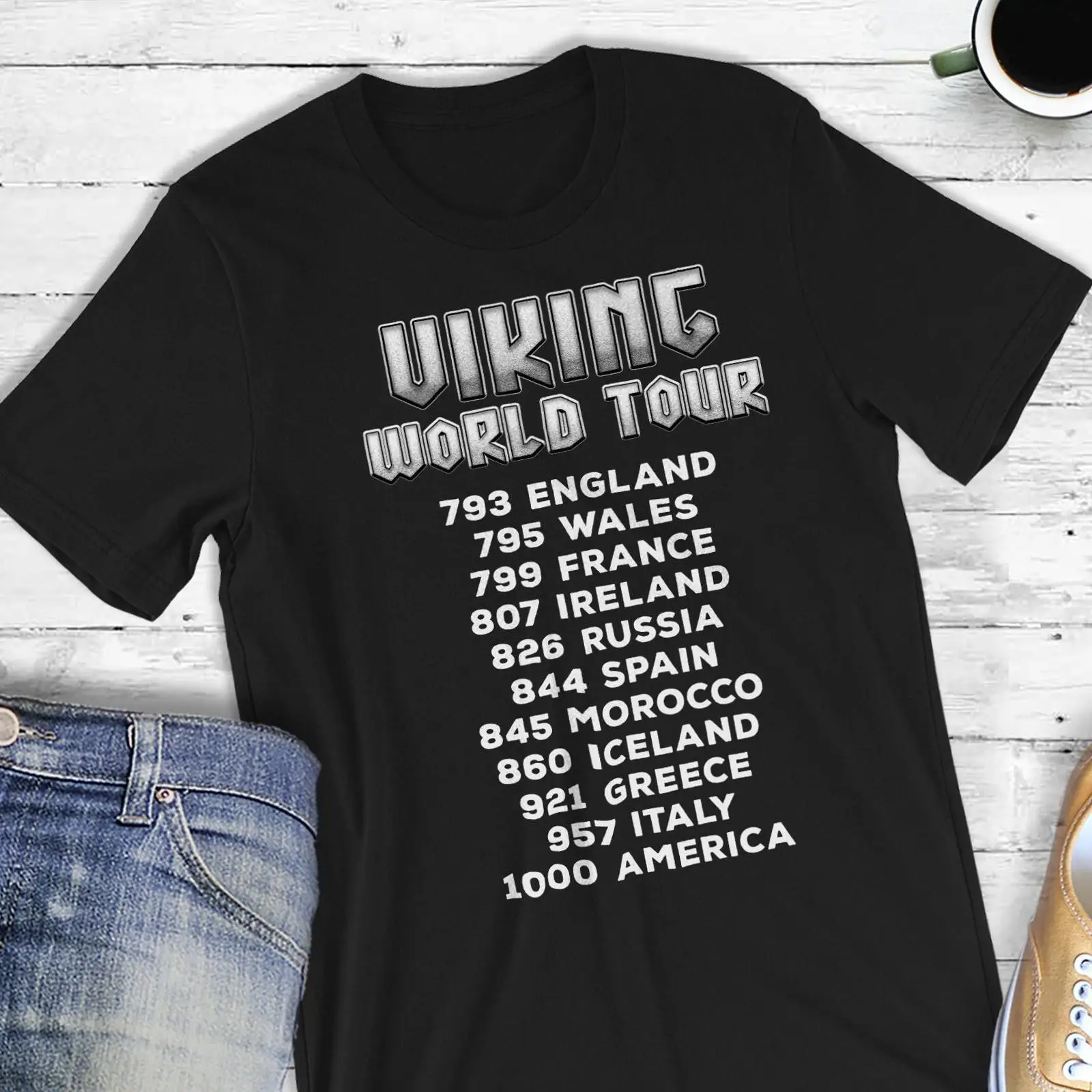 Viking World Tour T-Shirt, nor – Men'S Fashion History Bewertung und Preis