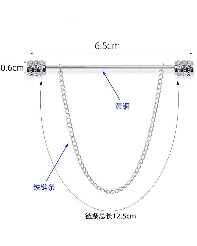 Neue Herrenbrosche für Hemden  – Men'S Fashion Jewelry Bewertung und Preis