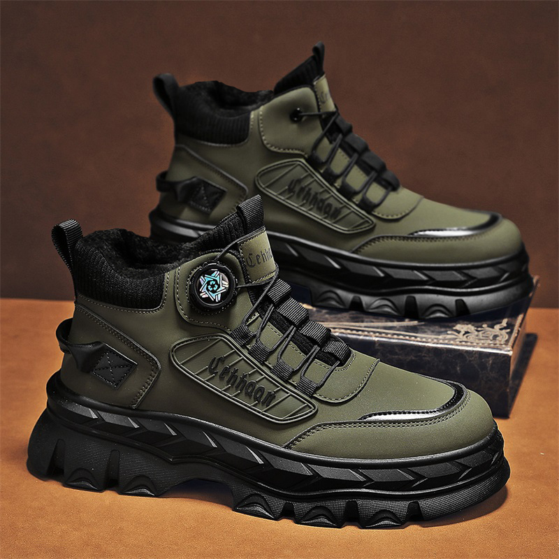 Hohe Winterstiefel Freizeitsch – Mens Fashion Workwear Bewertung und Preis