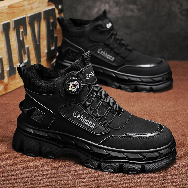 Hohe Winterstiefel Freizeitsch – Mens Fashion Workwear Bewertung und Preis
