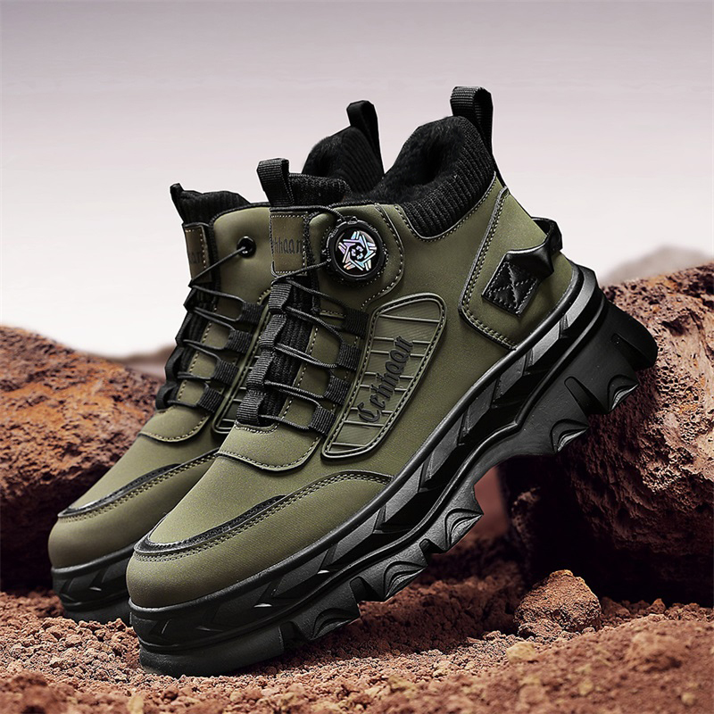 Hohe Winterstiefel Freizeitsch – Mens Fashion Workwear Bewertung und Preis