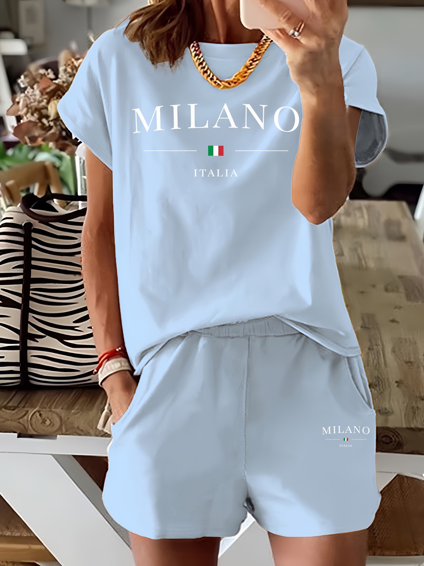 Sommerlicher Damenanzug mit ei – Milan Men'S Fashion Bewertung und Preis