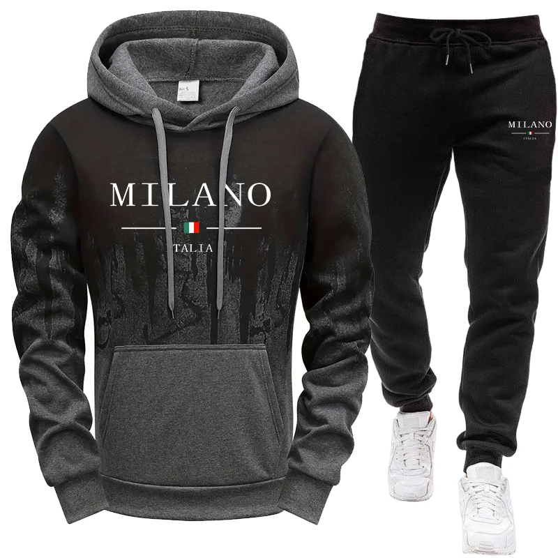 Herren-Set/Hoodie/Hose Herbst  – Mens Fashion Workwear Bewertung und Preis