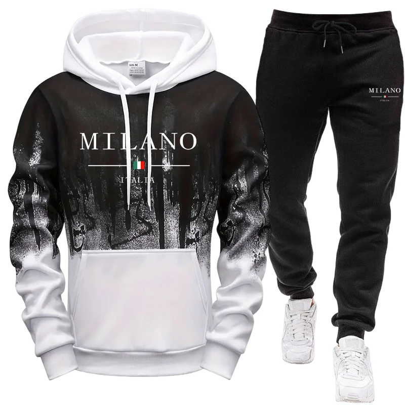 Herren-Set/Hoodie/Hose Herbst  – Mens Fashion Workwear Bewertung und Preis
