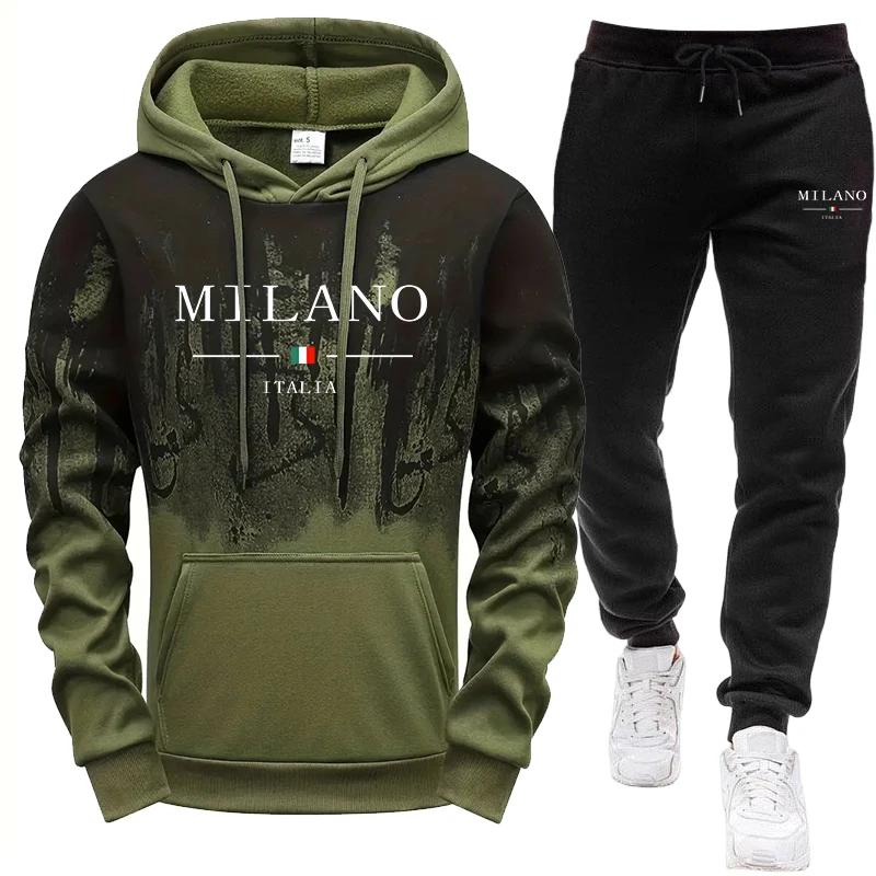 Herren-Set/Hoodie/Hose Herbst  – Mens Fashion Workwear Bewertung und Preis