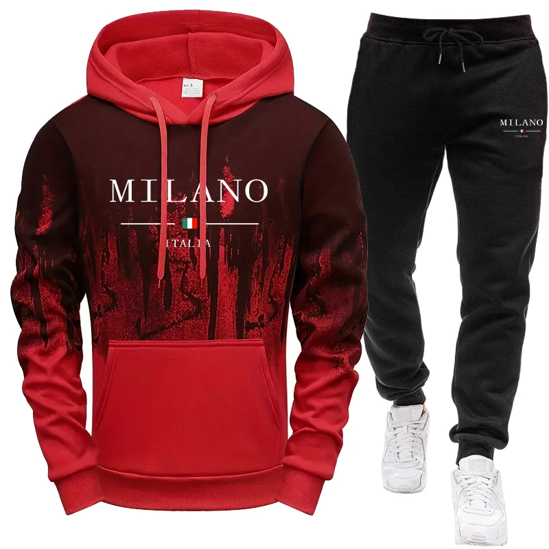 Herren-Set/Hoodie/Hose Herbst  – Mens Fashion Workwear Bewertung und Preis